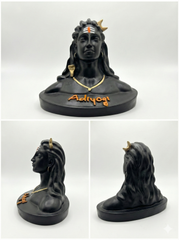 Adiyogi Shiva Small Statue for Car Dash Board, Pooja & Gift, Mahadev Murti, Idol, Lord Adiyogi Shankara for Home & Office Decor