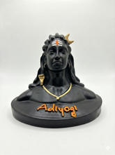 Adiyogi Shiva Small Statue for Car Dash Board, Pooja & Gift, Mahadev Murti, Idol, Lord Adiyogi Shankara for Home & Office Decor