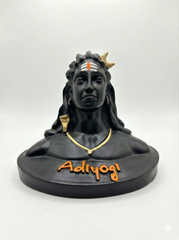 Adiyogi Shiva Small Statue for Car Dash Board, Pooja & Gift, Mahadev Murti, Idol, Lord Adiyogi Shankara for Home & Office Decor