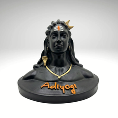 Adiyogi Shiva Small Statue for Car Dash Board, Pooja & Gift, Mahadev Murti, Idol, Lord Adiyogi Shankara for Home & Office Decor
