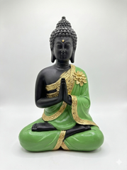 Premium Home Decor Online | Elegant Polyresin Sitting Buddha Statue Showpiece for Home & Office Decor