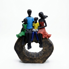 Crosia Craft Ring Couple Family Showpiece Statue for Home Decor and Gift for Boyfriend Girlfriend Wedding Anniversary