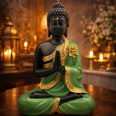 Premium Home Decor Online | Elegant Polyresin Sitting Buddha Statue Showpiece for Home & Office Decor