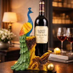 Wine Rack Holder Wine Bottle Holder Peacock Wine Rack Decoration Resin Decorative Wine Bottle Holder Rack Gift Wine Shelf Wine Bottle Storage