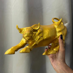 Charging Bull Statue - Premium Decorative for Home & Office
