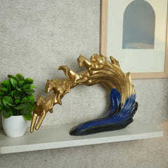 Waves of Pegasus 7 Horse Sculpture