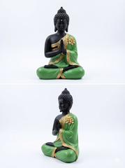 Premium Home Decor Online | Elegant Polyresin Sitting Buddha Statue Showpiece for Home & Office Decor