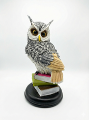 Owl Statue on Book for Good Luck - Owl showpieces for Home Decor vastu, A Symbol of Wisdom and Fortune for Home and Living Room Decor Item, Statue