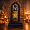 Shree Ram Ji Lalla Murti Ayodhya Model Mandir  | Premium Resin Statue (Black & Gold Finish)