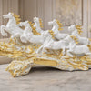 Vastu White 7 Running Horses - Wealth, Growth & Positive Energy